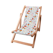Wooden Deck Chair Rainbow Unicorns