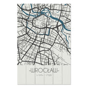 Obraz Wood Wrocław-70x90 cm