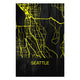 Bild Holz Seattle-50x70 cm