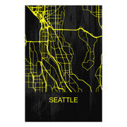 Bild Holz Seattle-70x90 cm