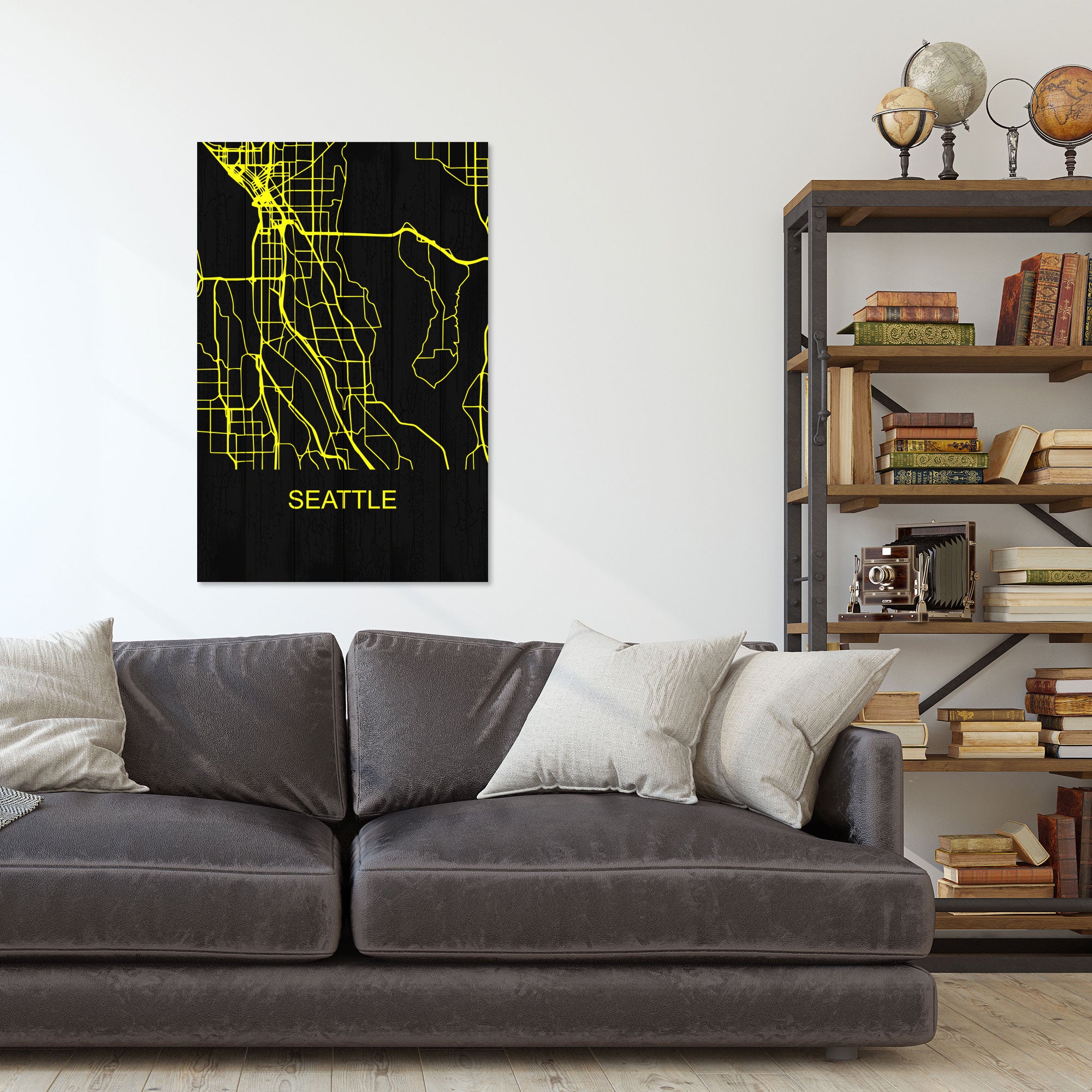 Obraz Wood Seattle-50x70 cm