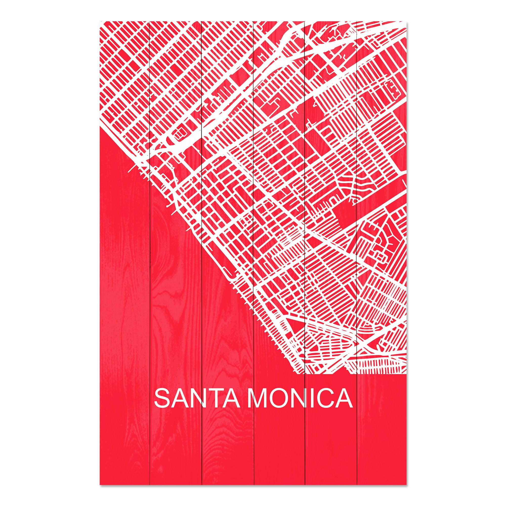 Obraz Wood Santa Monica-70x90 cm