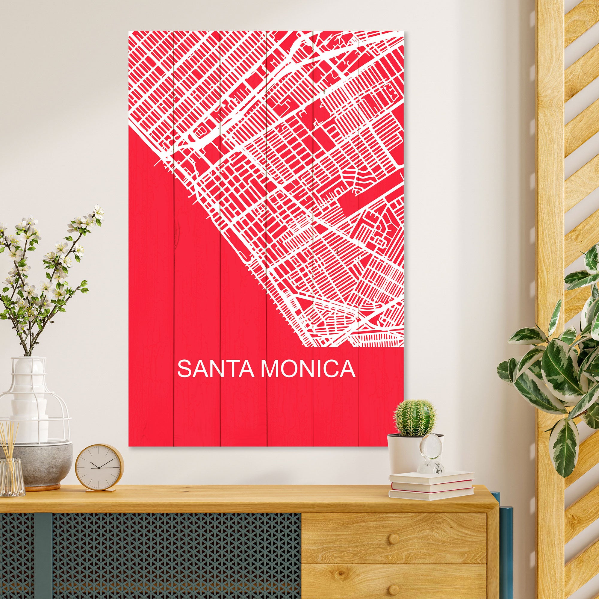 Obraz Wood Santa Monica-30x40 cm