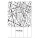 Obraz Wood  Paris-50x70 cm
