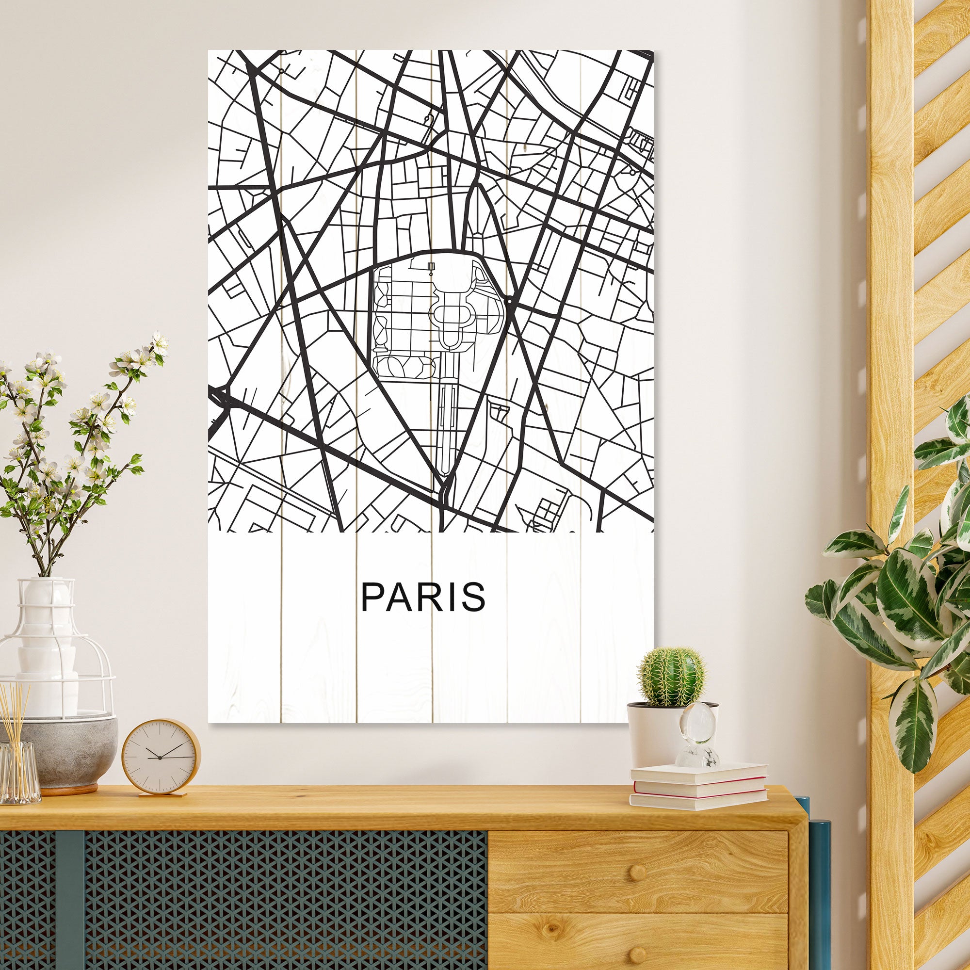 Obraz Wood  Paris-20x30 cm