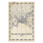 Obraz Wood Palma de Mallorca-50x70 cm