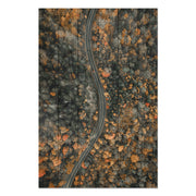 Obraz Wood Kľukatá cesta-70x90 cm