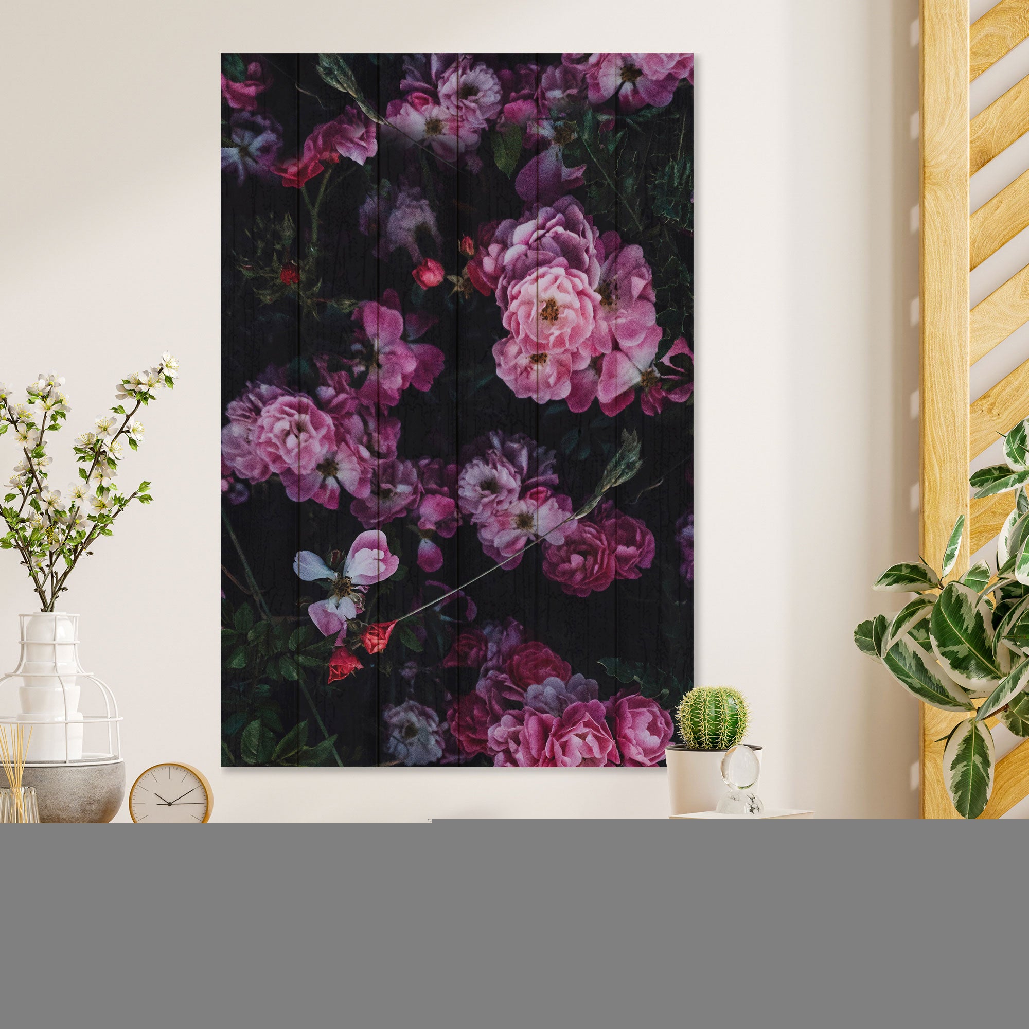 Obraz Wood Wild Bloom