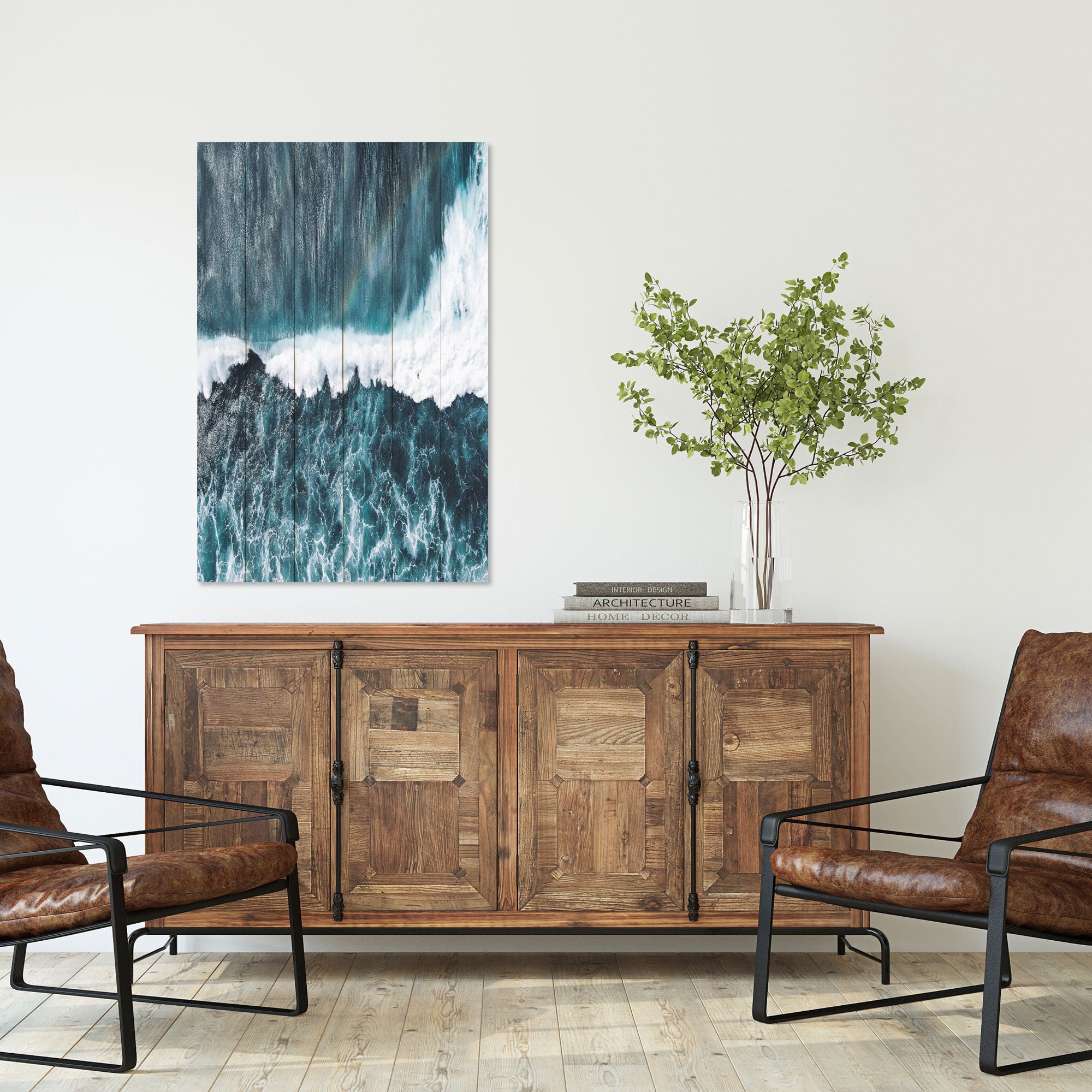 Obraz Wood Stormy Weather-40x60 cm