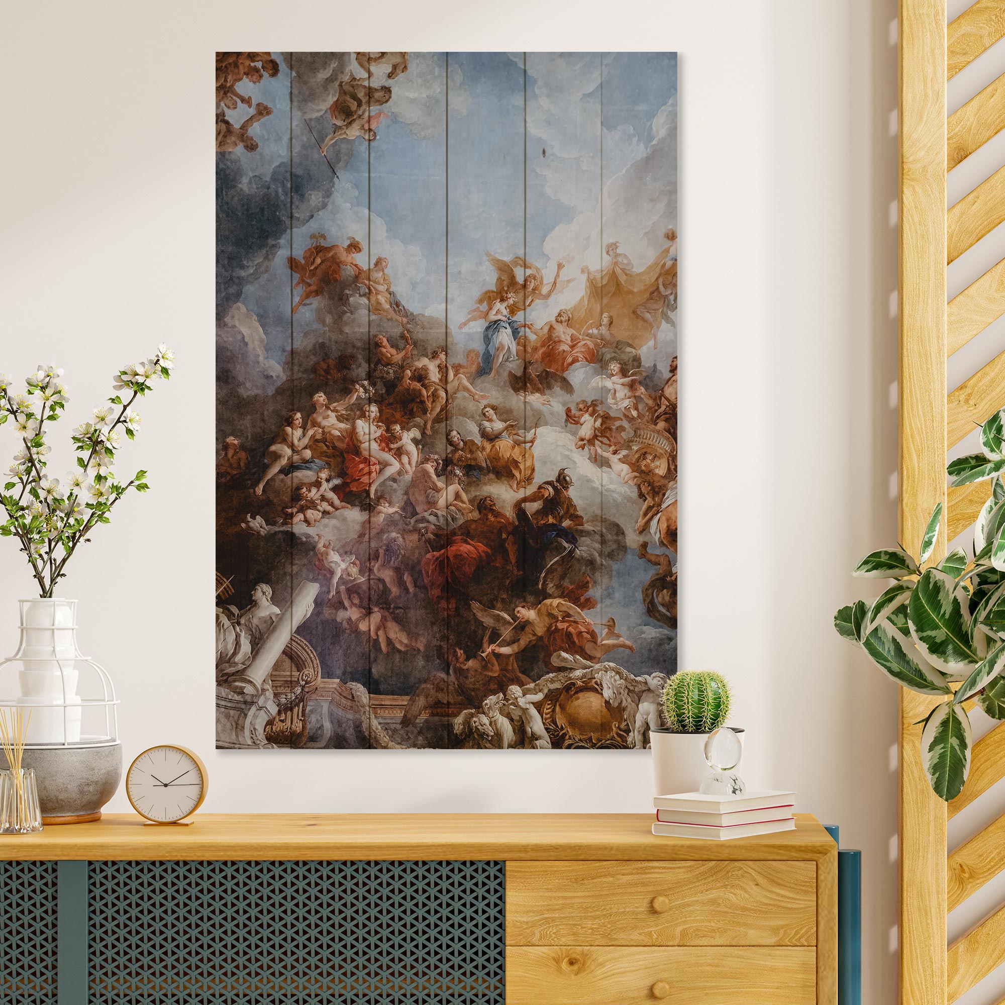 Obraz Wood Dielo Michelangela-30x40 cm