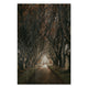 Wood Picture Road among the Trees-30x30 cm