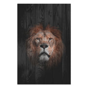 Obraz Wood Portrét leva-70x90 cm