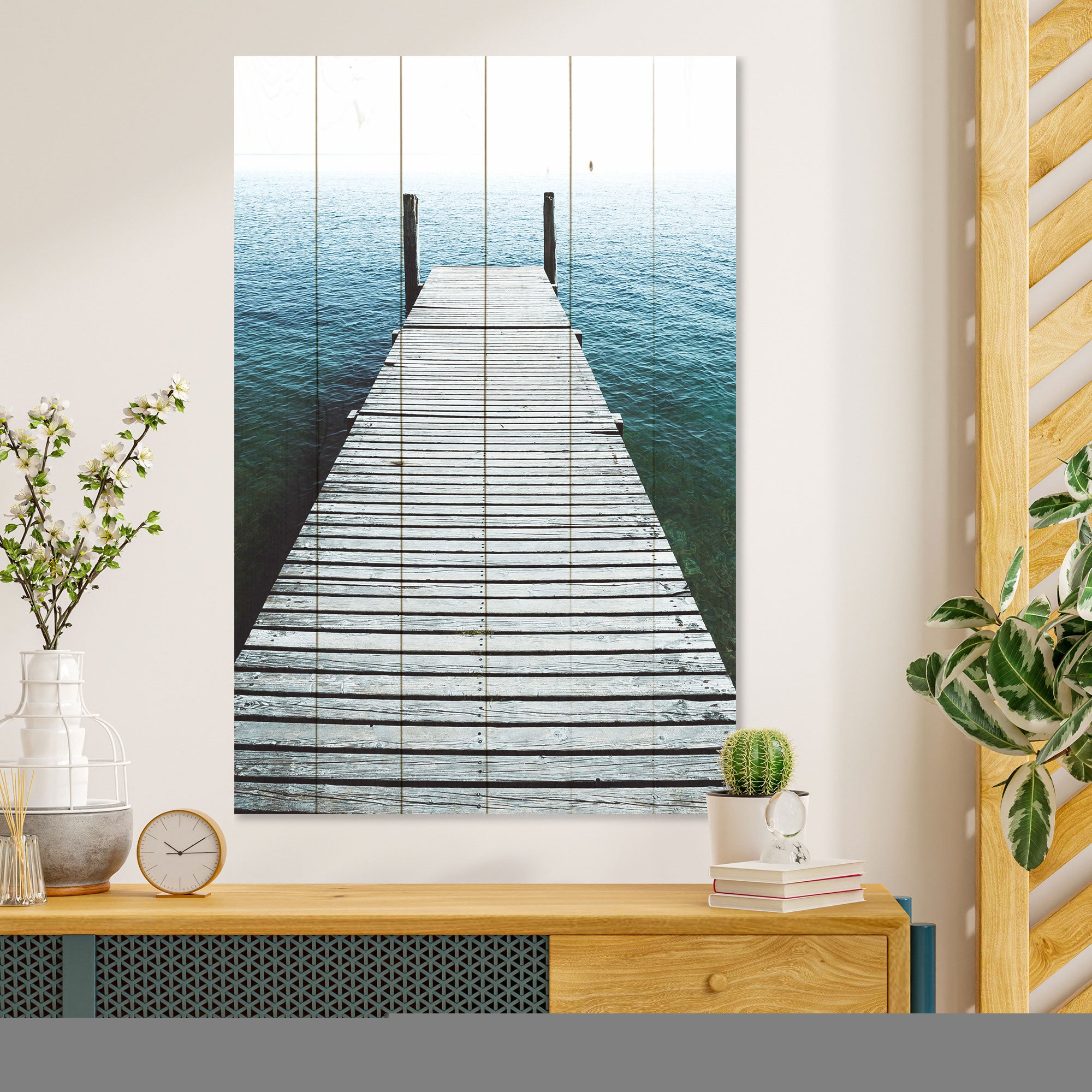 Obraz Wood Prístav-40x60 cm