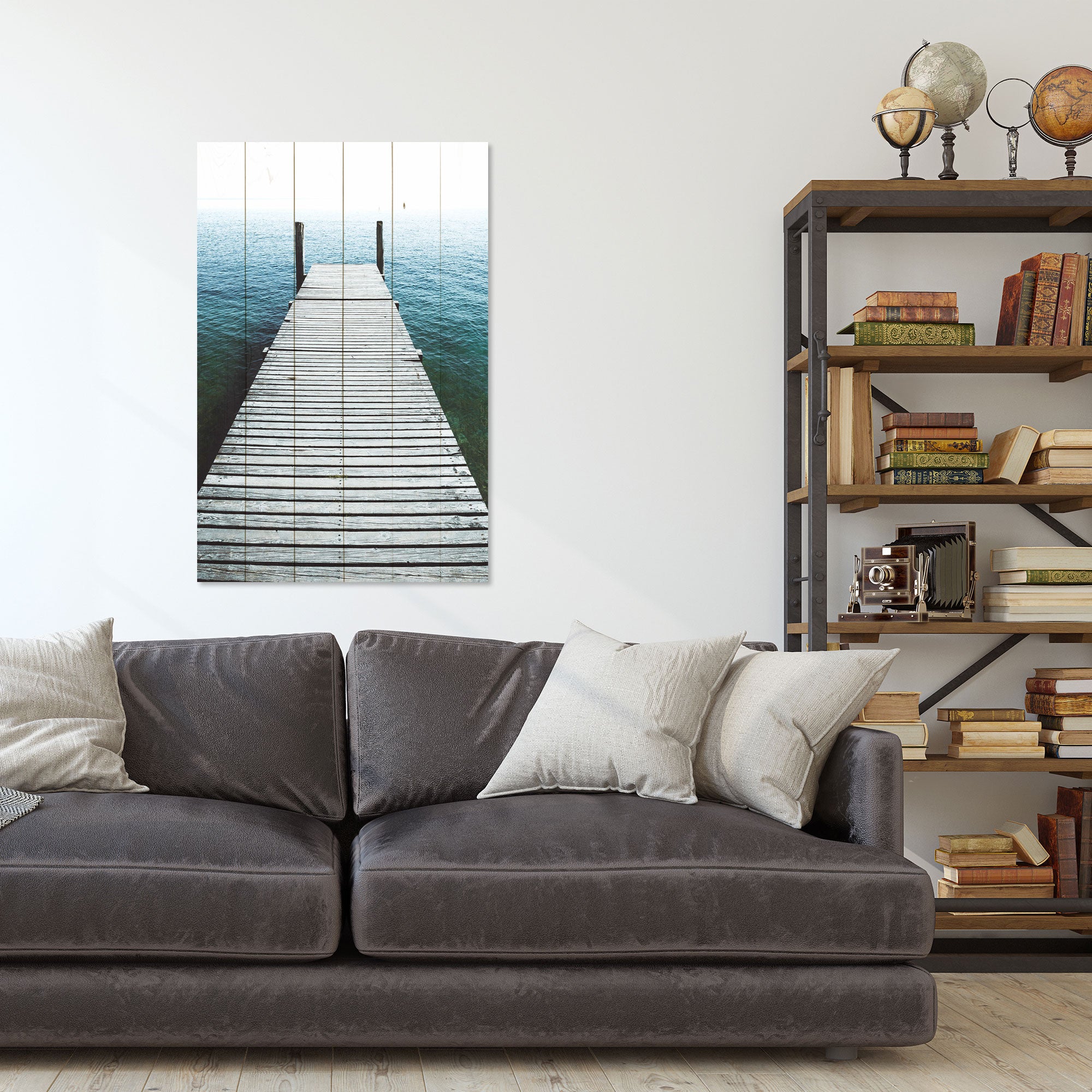 Obraz Wood Prístav-40x60 cm