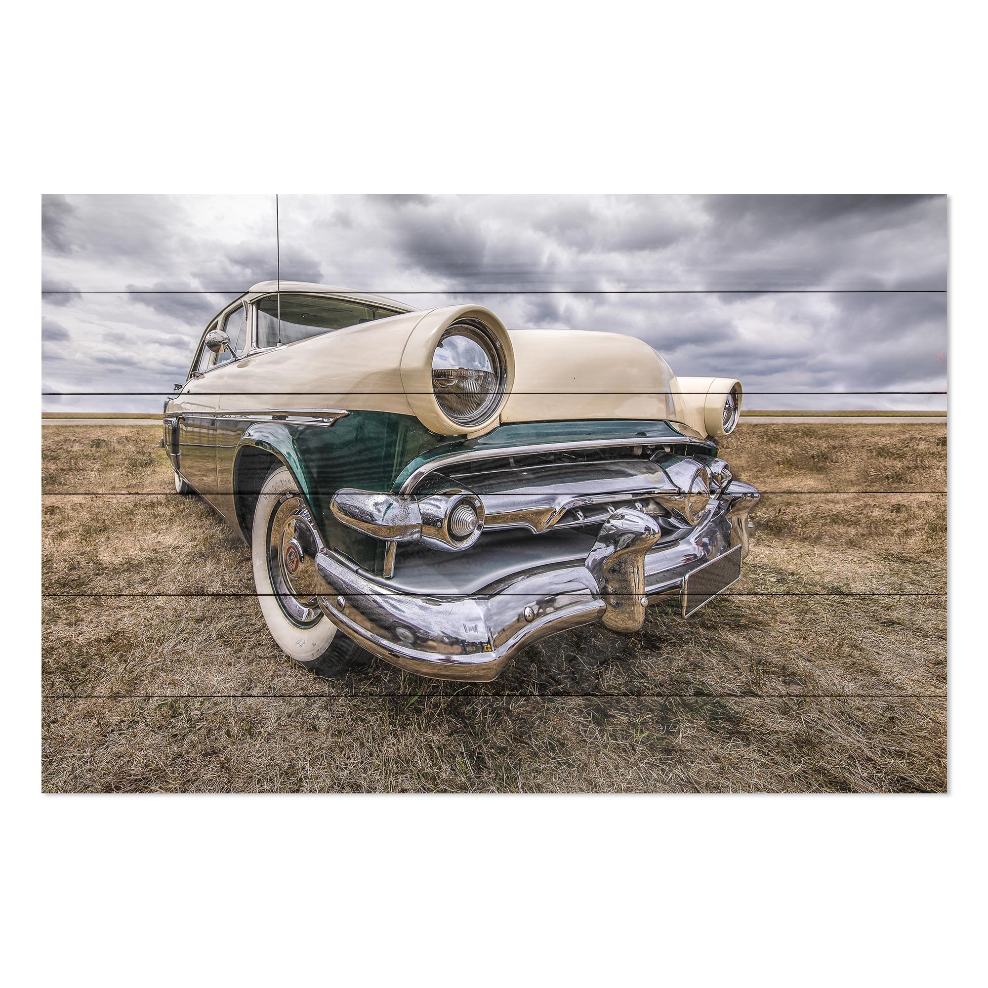 Obraz Wood Vintage auto