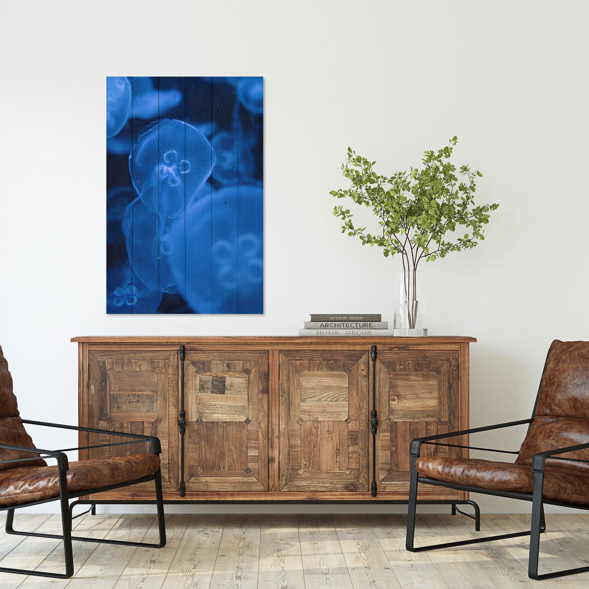 Obraz Wood Medúza-40x60 cm