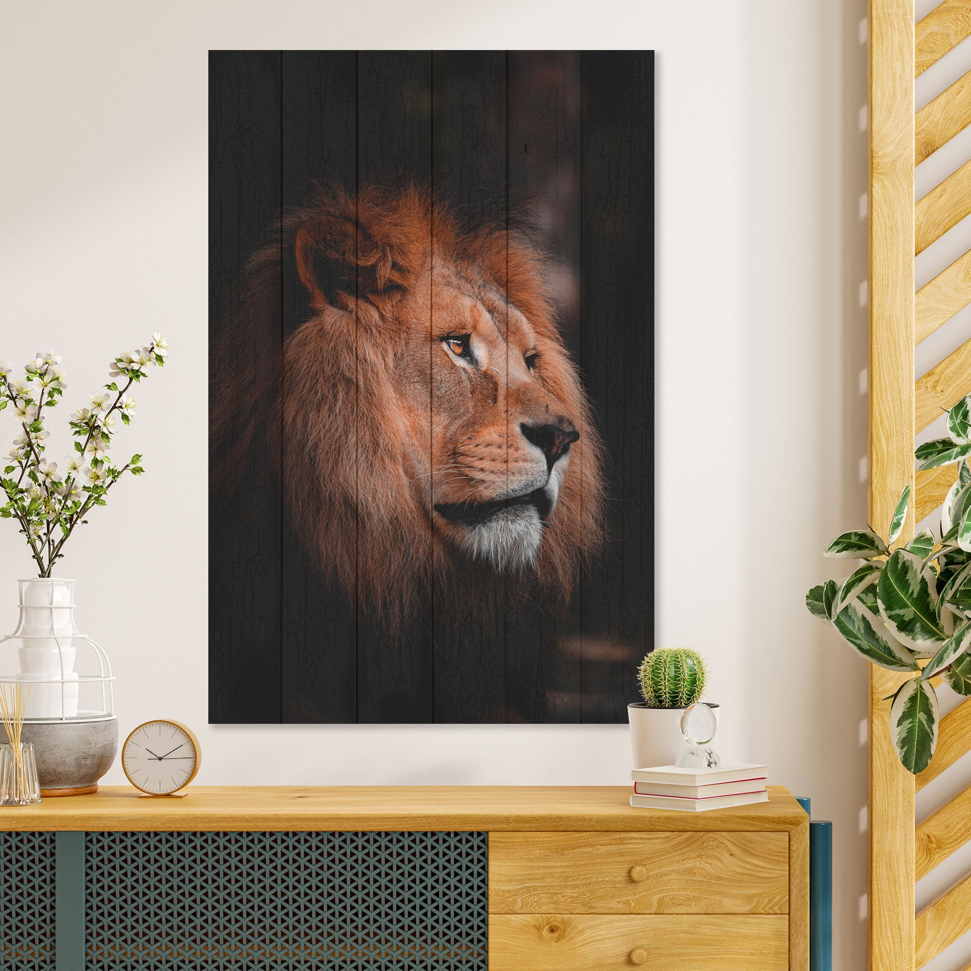 Obraz Wood Profil Leva-70x90 cm