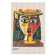 Obraz Wood Picasso Abstrakt 1-40x60 cm