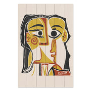 Obraz Wood Picasso Abstrakt 2-50x70 cm
