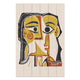 Obraz Wood Picasso Abstrakt 2-50x70 cm