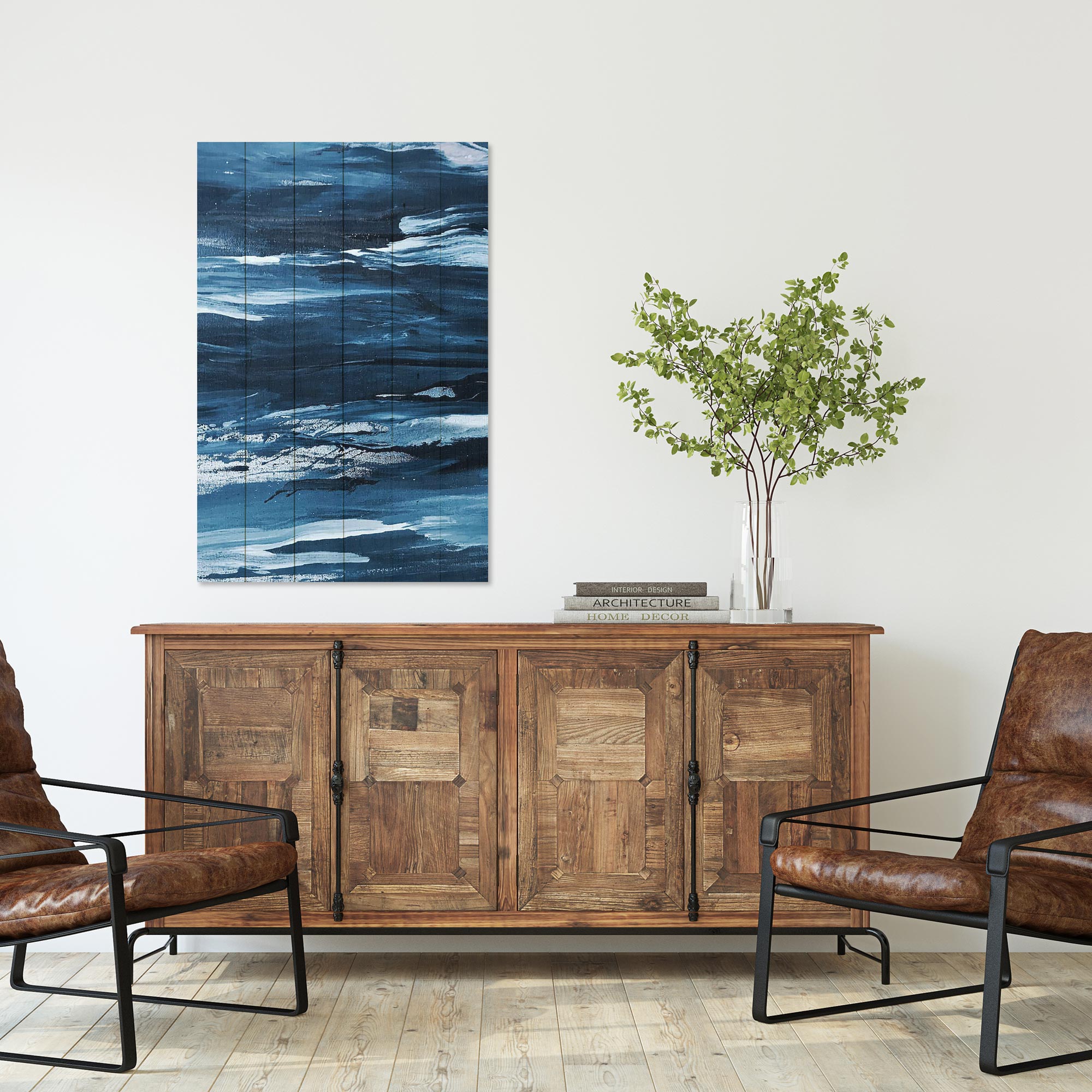 Obraz Wood Drsné more-70x90 cm