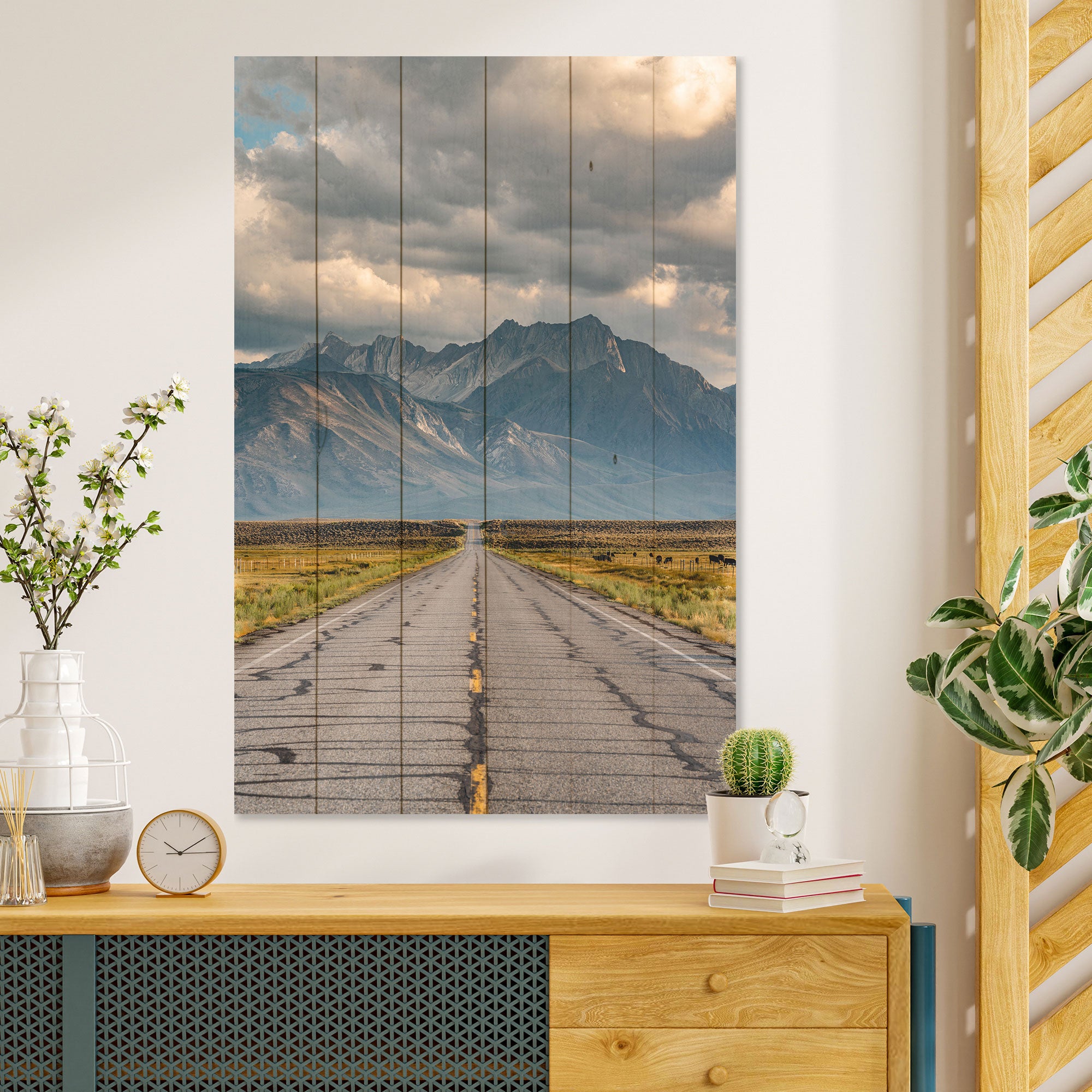 Obraz Wood Long Road-40x60 cm