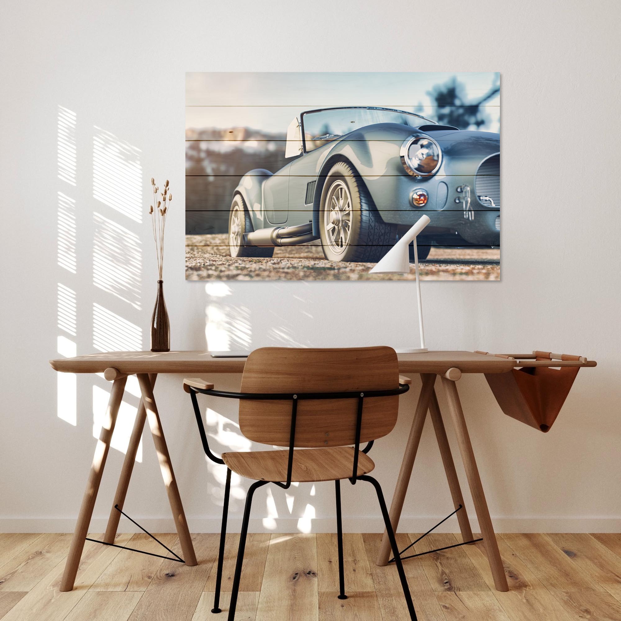Bild Wood Klassisches Retroauto-50x70 cm