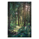 Wood Picture Forest in the Morning-60x90 cm