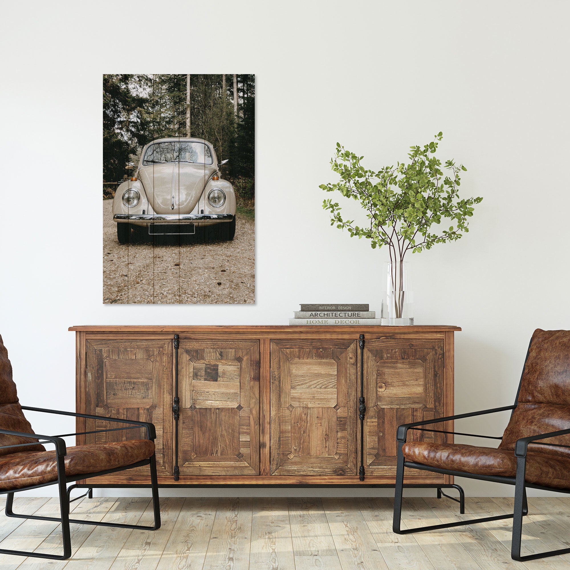 Obraz Wood Do divočiny-60x90 cm