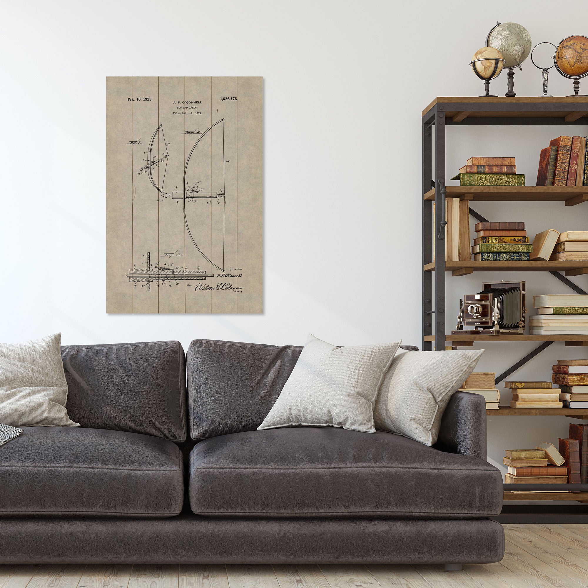 Bild Holz Altmodischer Bogen
