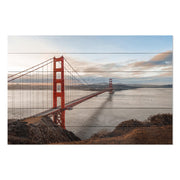 Wood Picture Golden Gate Bridge
