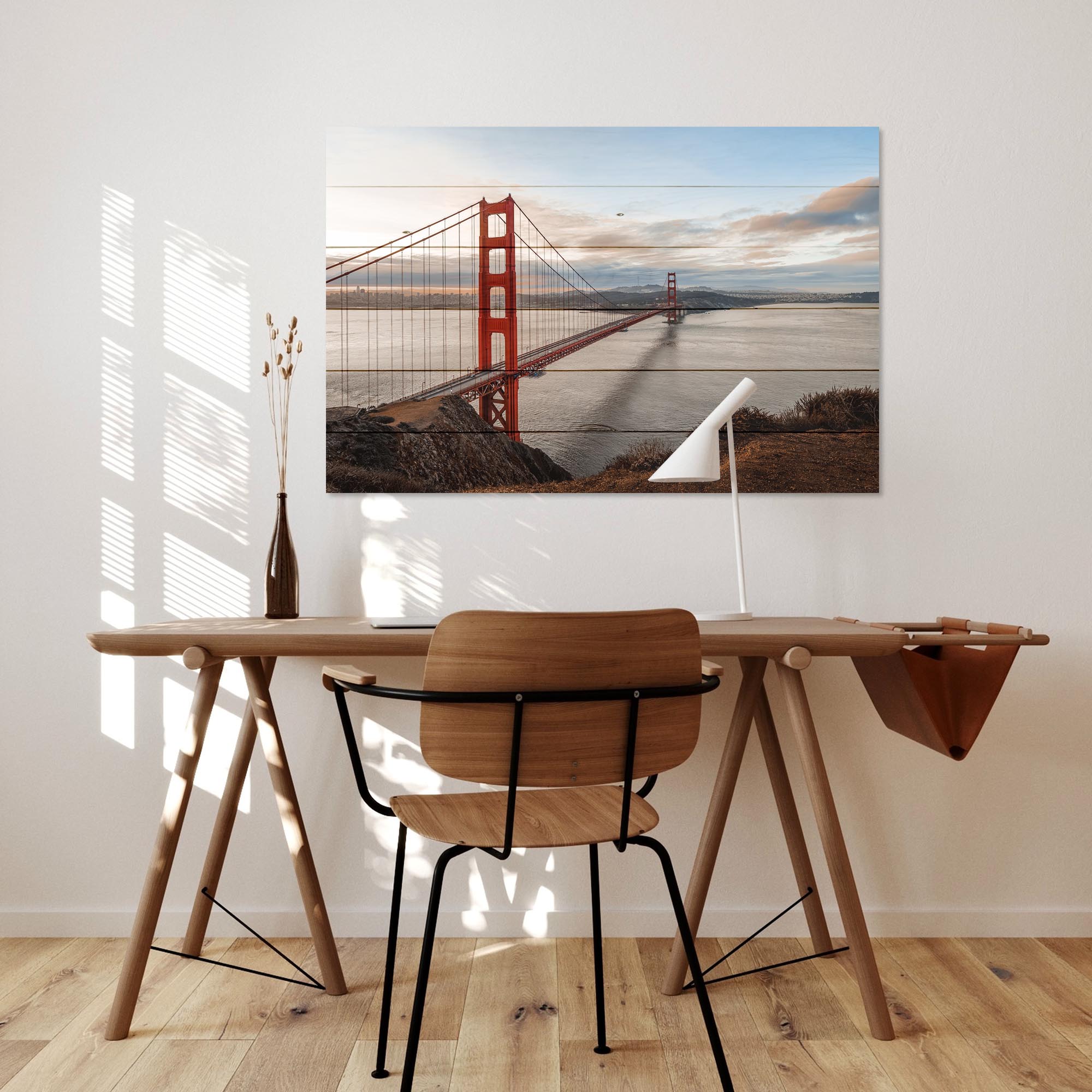 Wood Picture Golden Gate Bridge