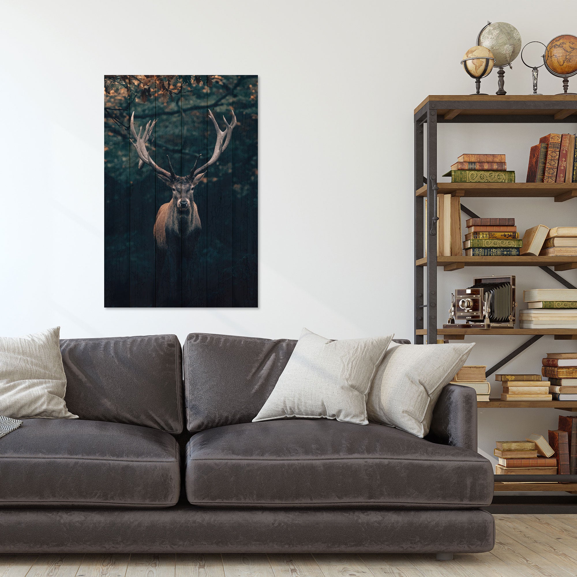 Obraz Drevo Jeleň-40x60 cm