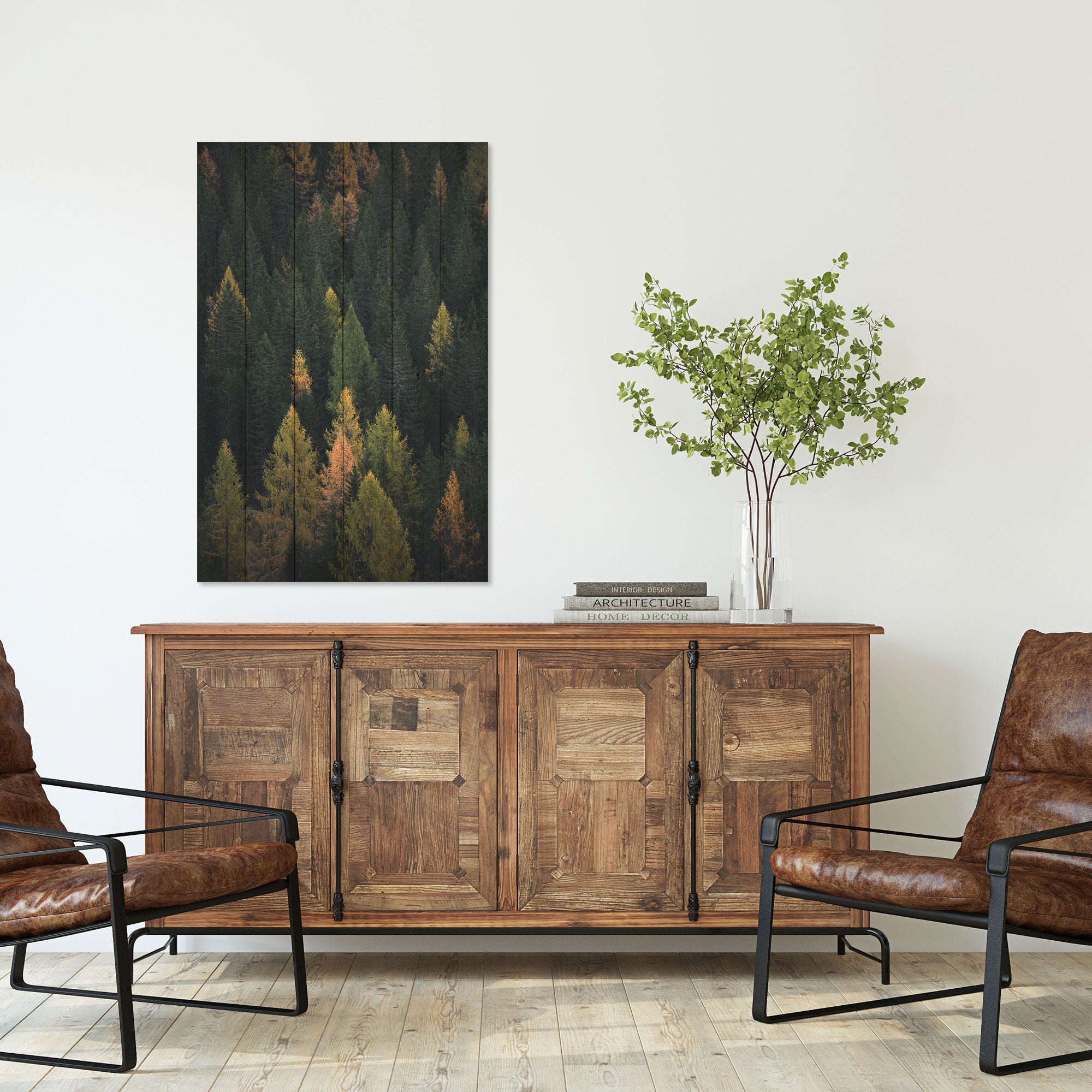 Obraz Wood Coniferous Forest-20x30 cm