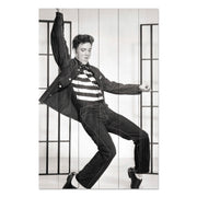 Obraz Wood Elvis Dance-20x30 cm
