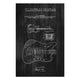 Obraz Wood Elektrická gitara čierna