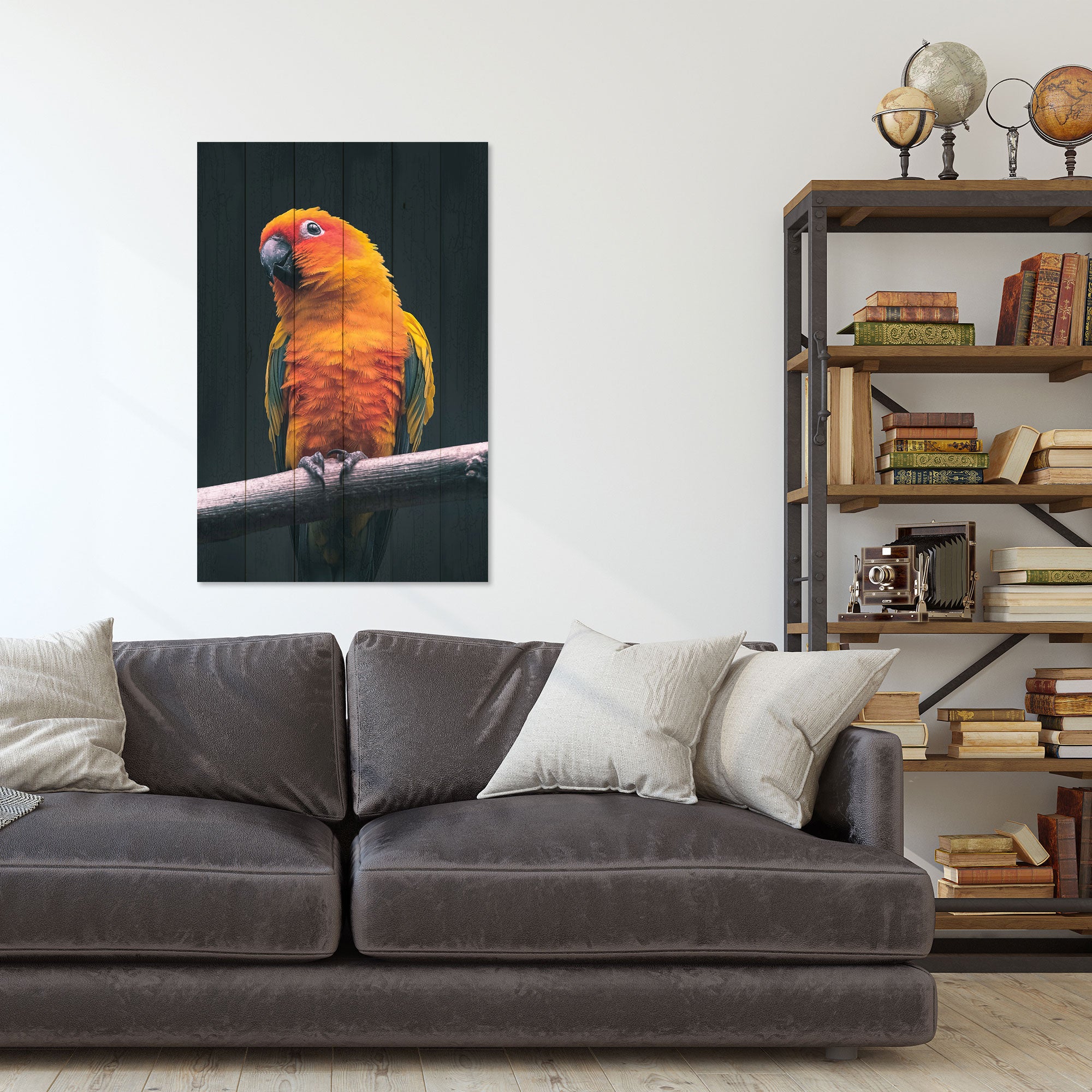 Bild Wood Papagei-20x30 cm