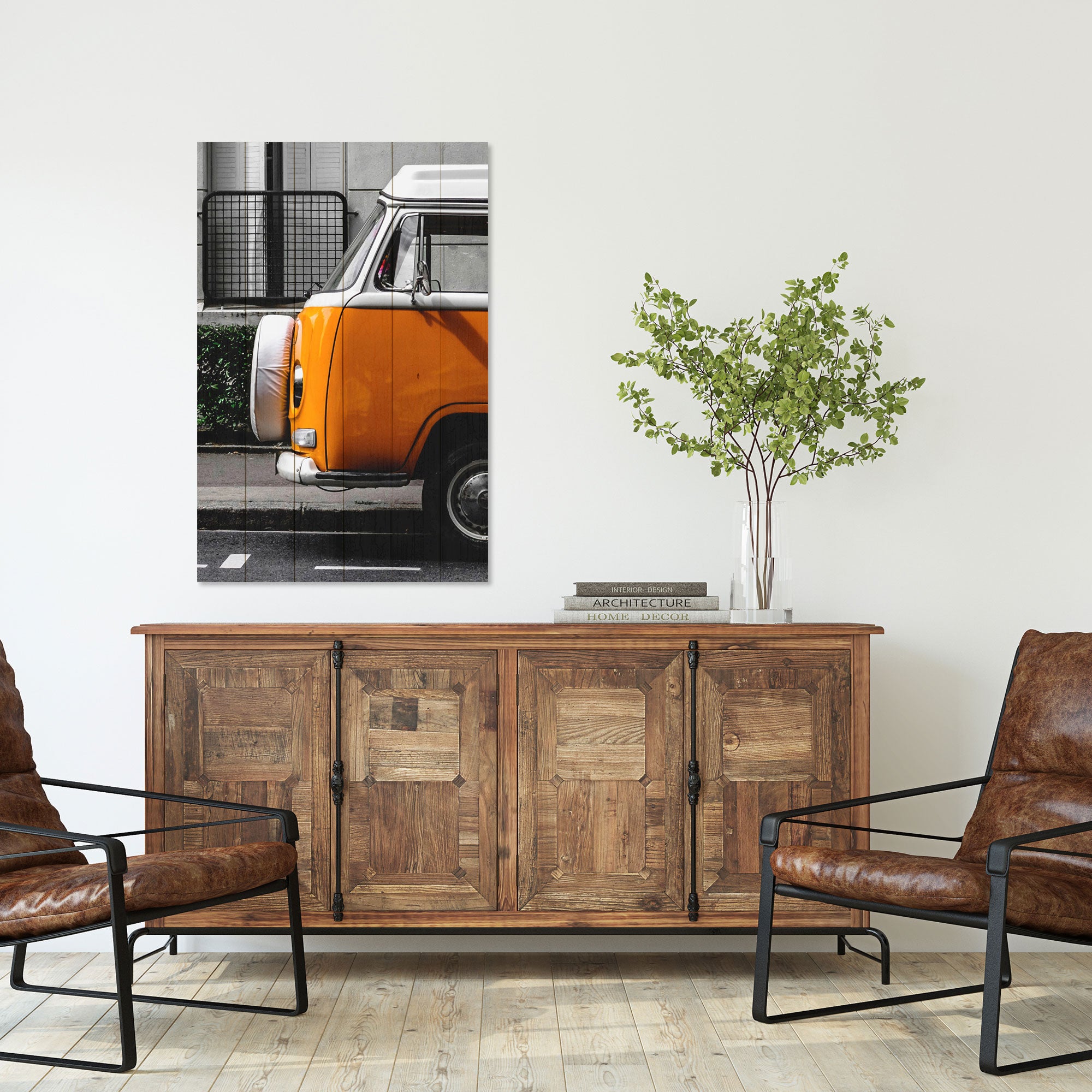 Obraz Wood Cestovanie Autom-60x90 cm