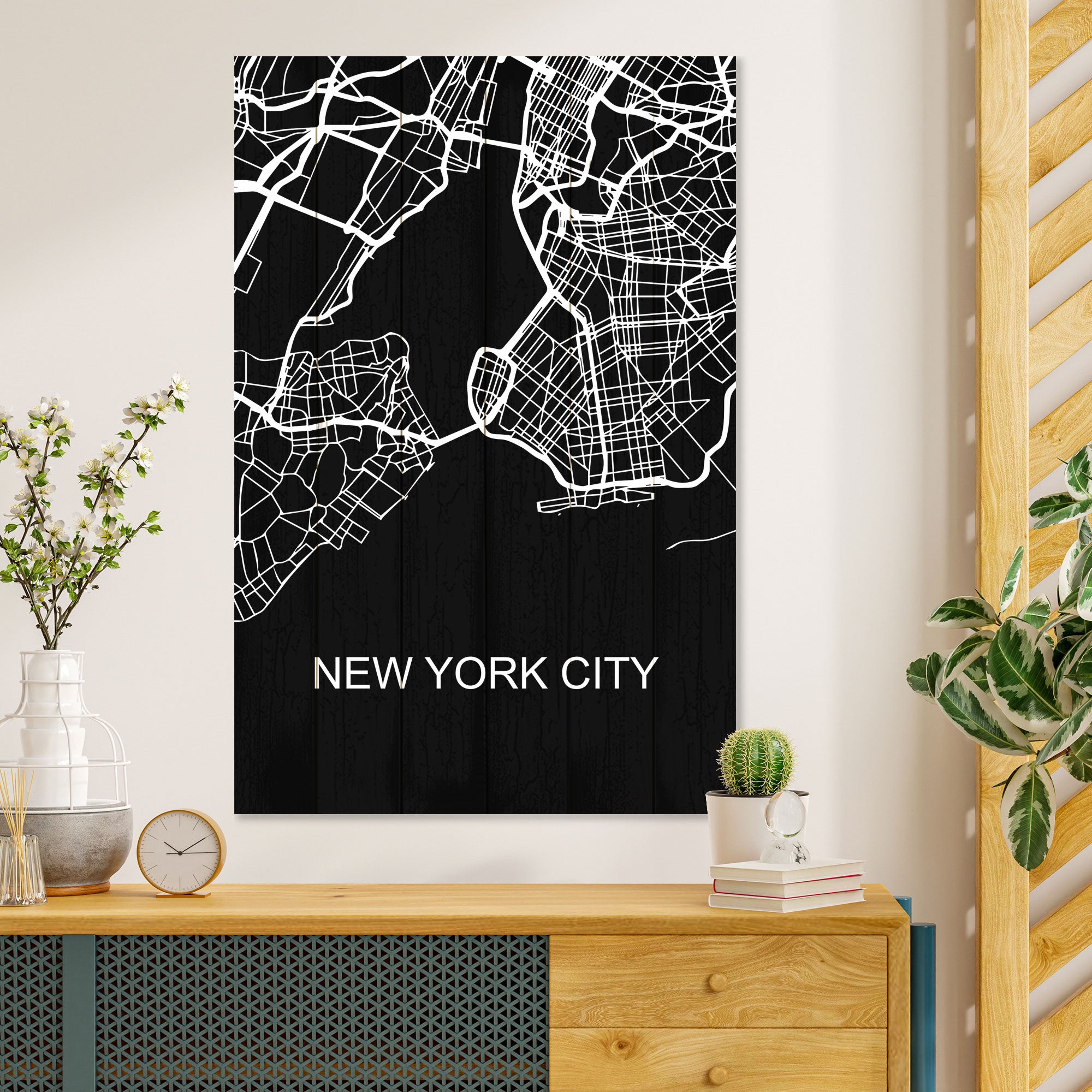 Obraz Wood New York City