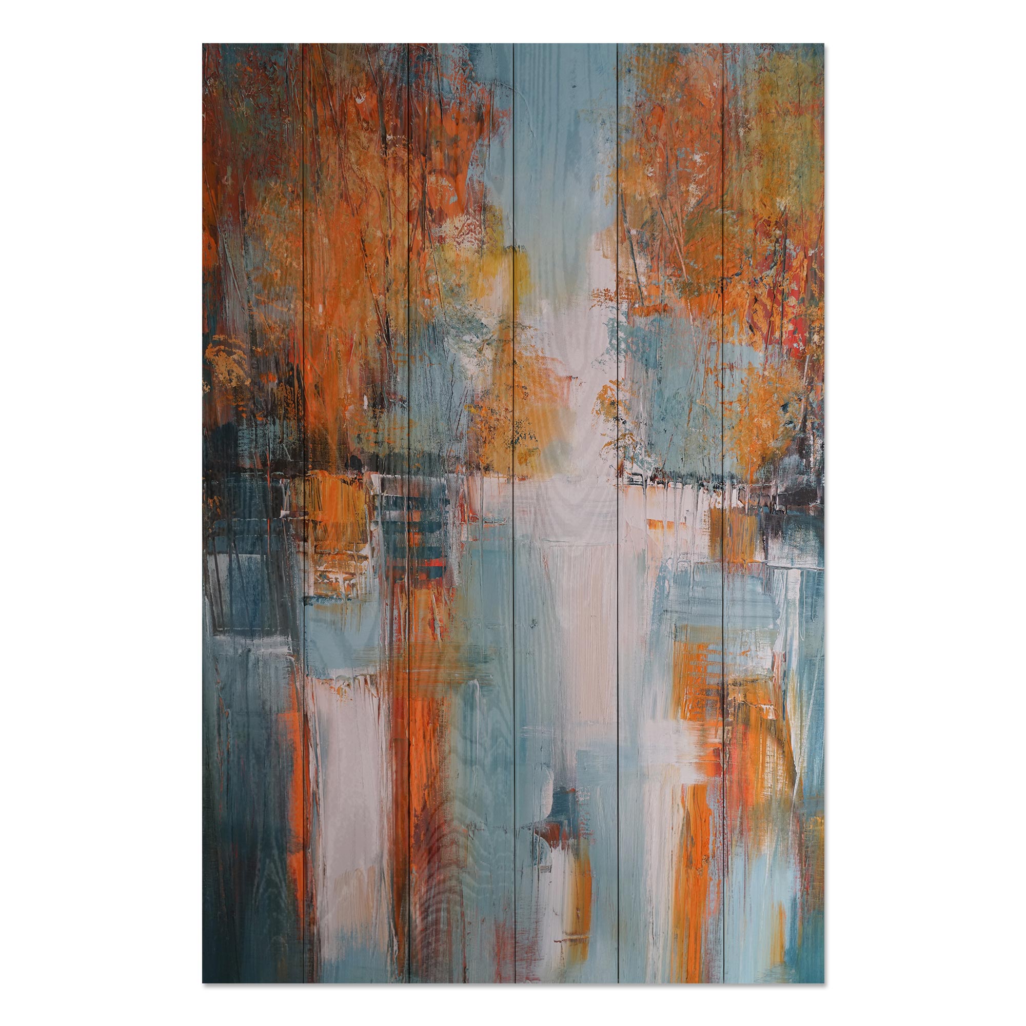 Obraz Wood Abstract Landscape-30x30 cm
