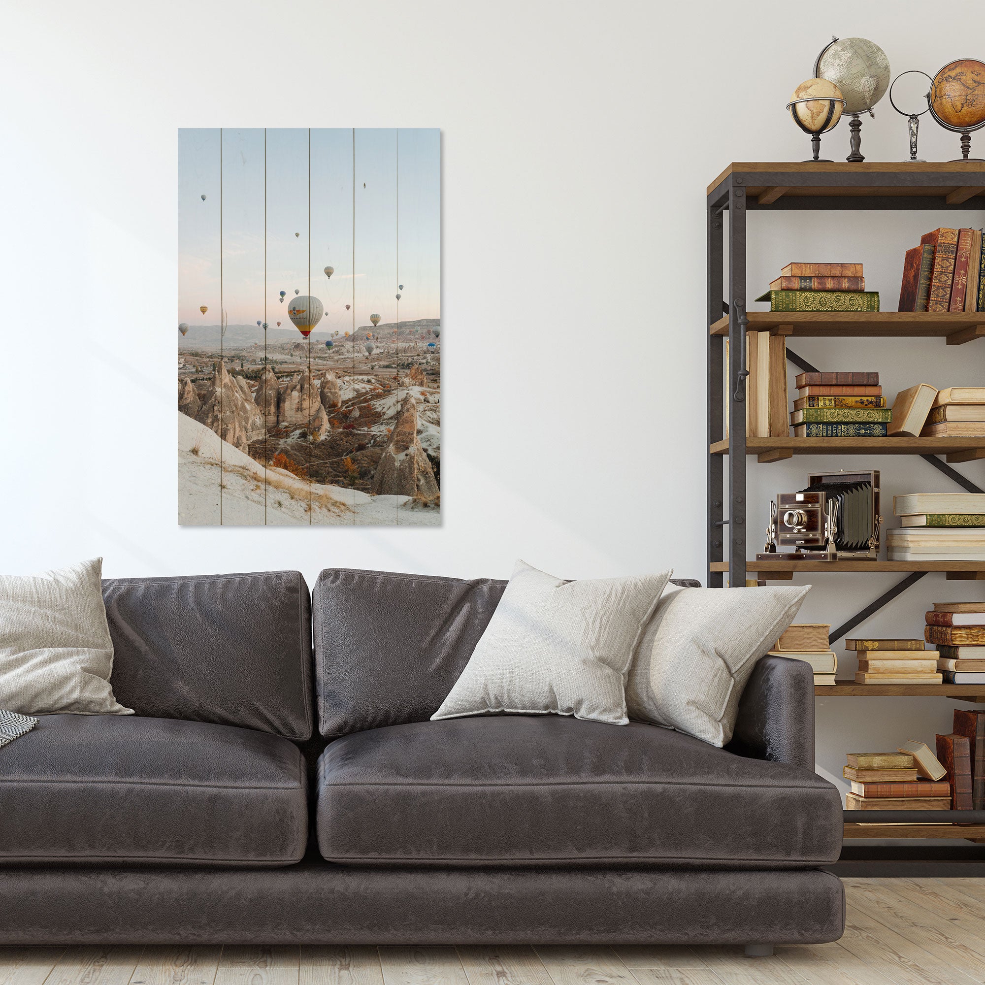 Wood Picture Balloon Flight-50x70 cm