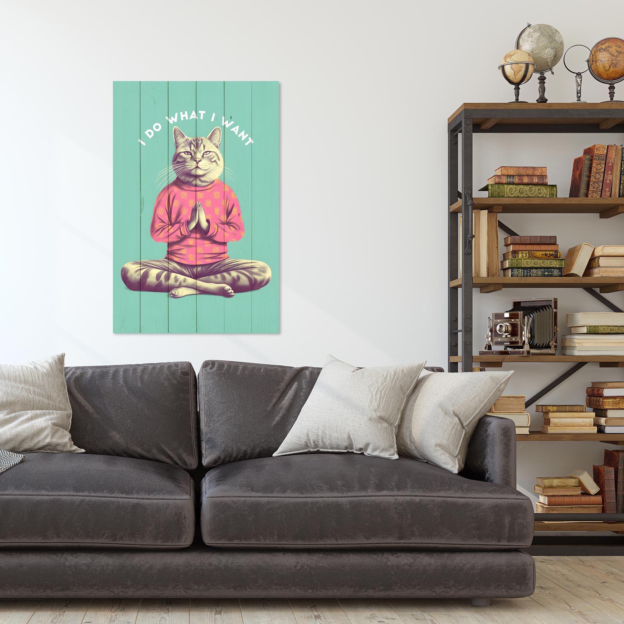 Obraz Wood I do what I want-20x30 cm