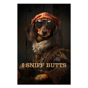 Obraz Wood I sniff butts-30x40 cm