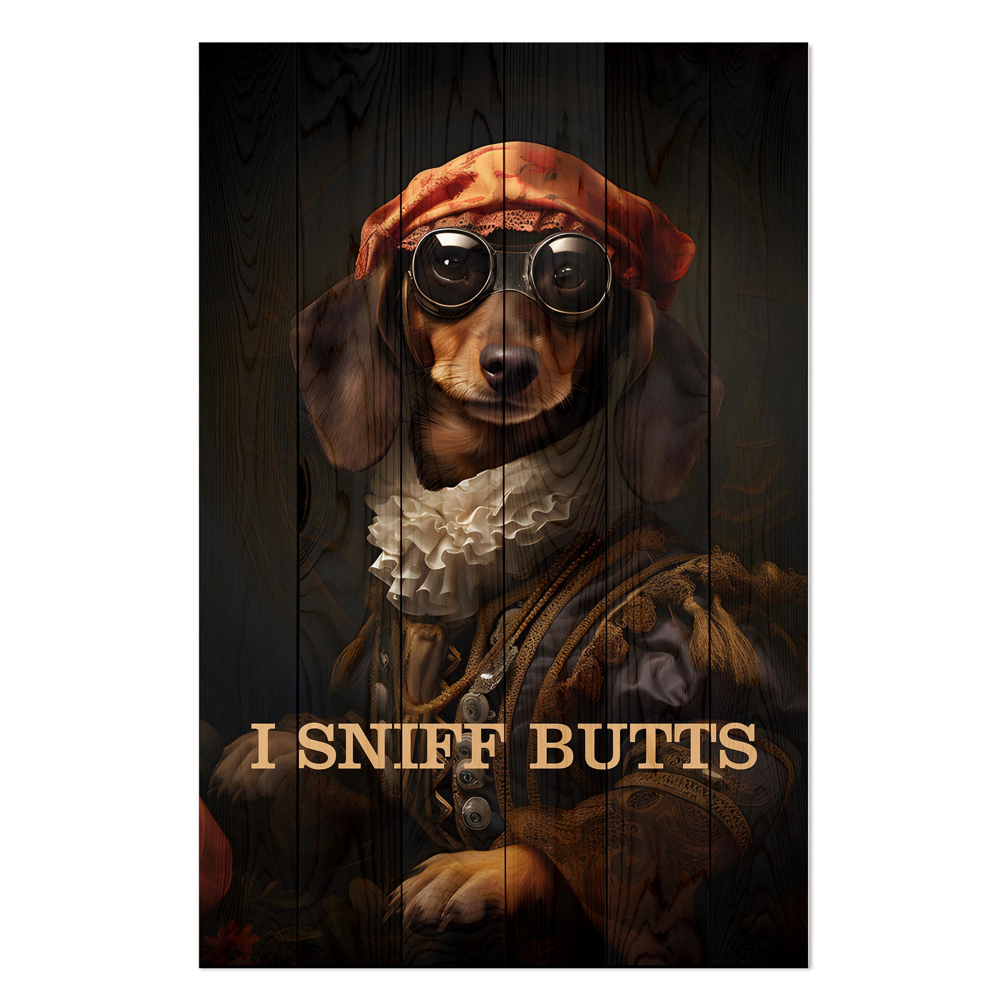 Obraz Wood I sniff butts-30x40 cm