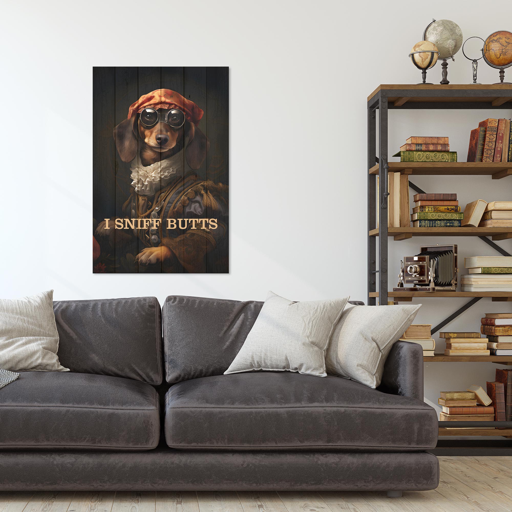 Obraz Wood I sniff butts-30x40 cm