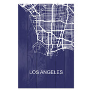 Obraz Wood Los Angeles - 20x30 cm