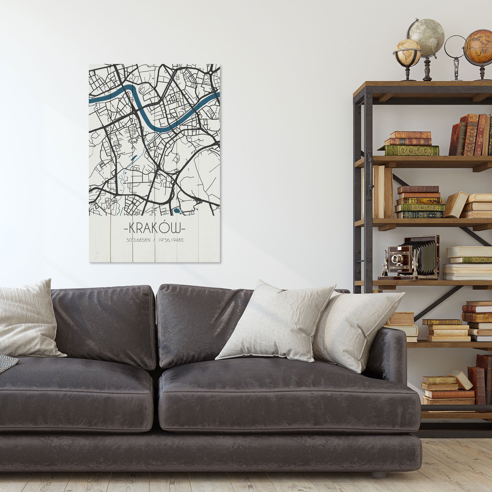 Obraz Wood Krakov-50x70 cm
