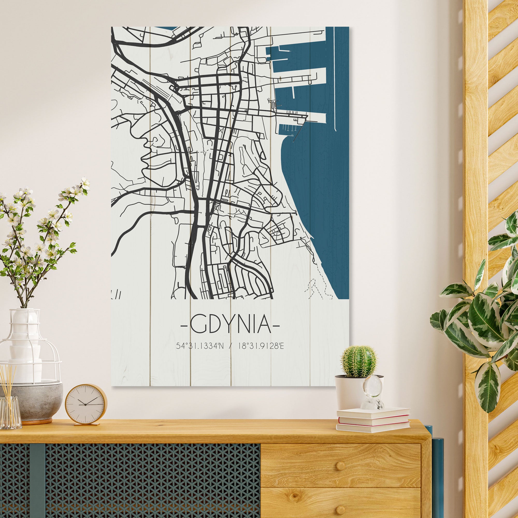 Obraz Wood Gdynia-30x40 cm