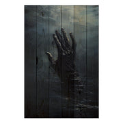 Obraz Wood Ruka Temná voda-50x70 cm