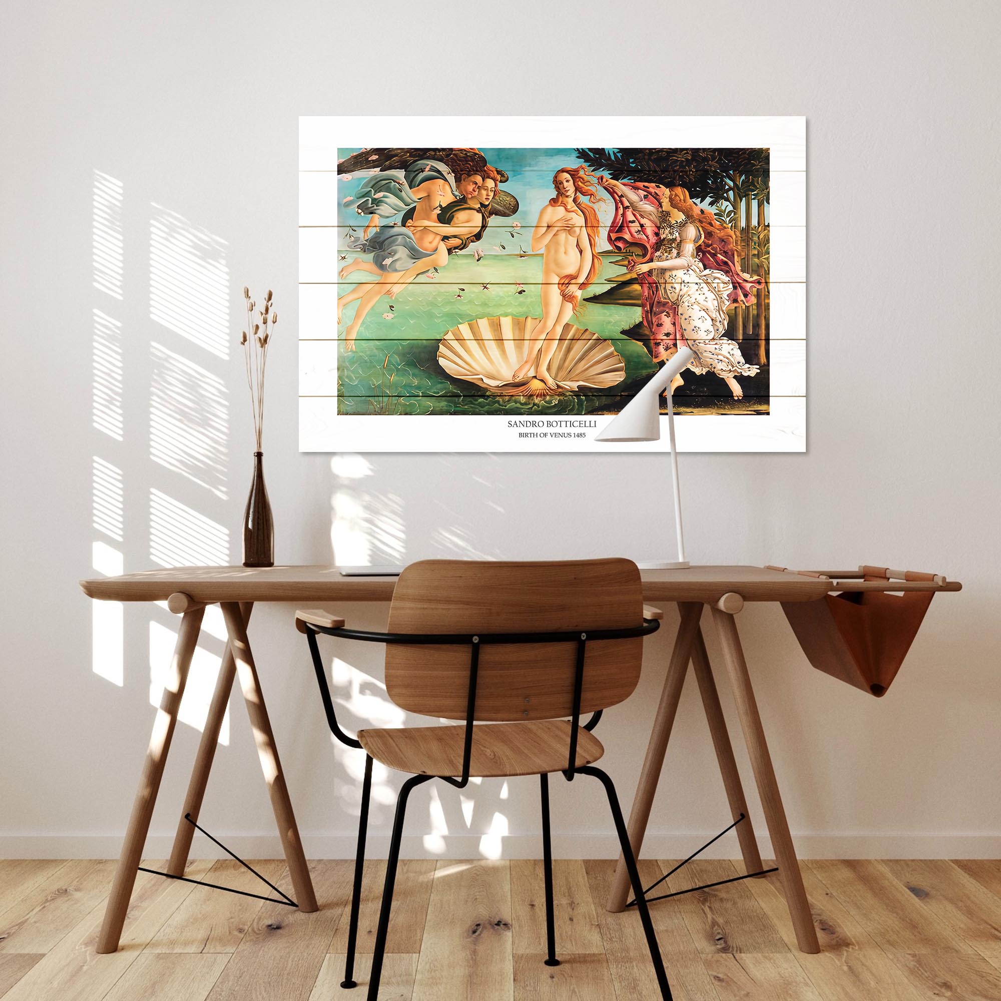 Obraz Wood Botticelli-20x30 cm